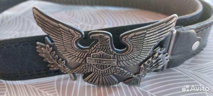 Кожаный ремень harley-davidson made in USA кожа