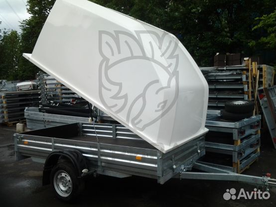 Прицеп с крышкой 05.022 Н1500мм. Доставляем