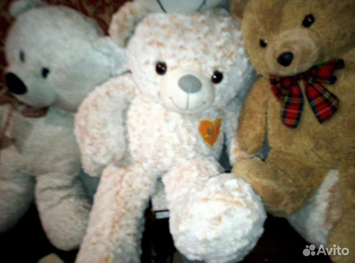 Плюшевые медведи и дельфин