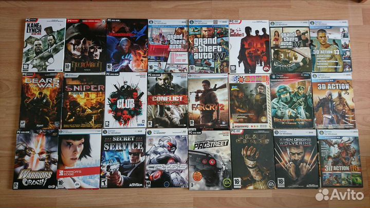 Компьютерные игры на дисках