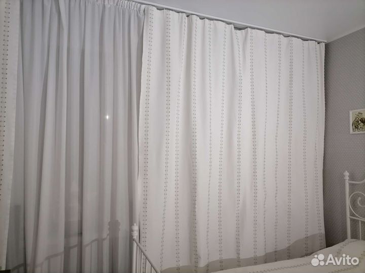 Шторы из натуральной, плотной ткани