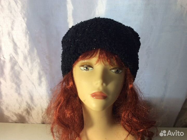 Роскошная папаха с люрексом, р 56-57, арт 251