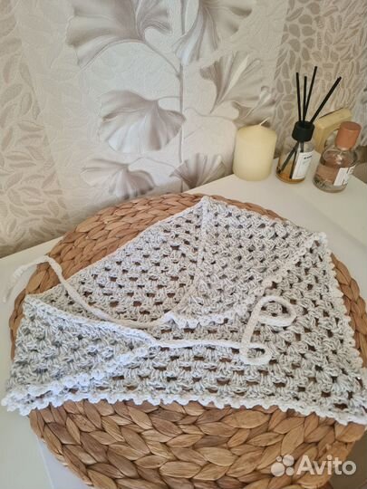 Вязаная косынка летняя