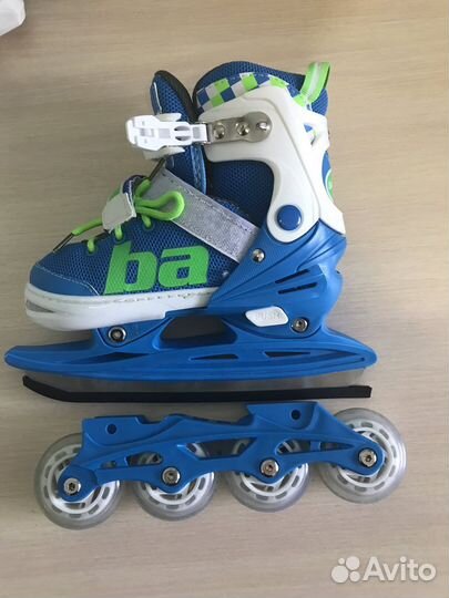 Роликовые коньки детские раздвижные