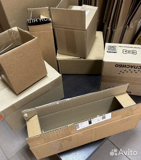 Коробки картонные б/у разных размеров