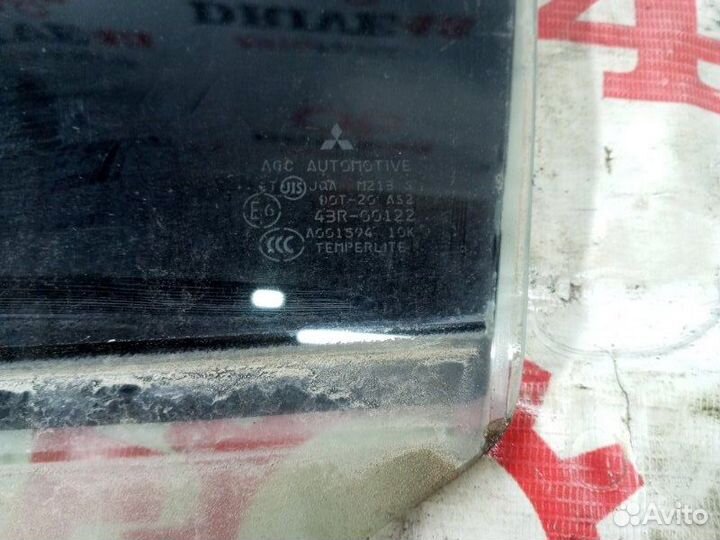 Стекло заднее левое Mitsubishi Lancer 10 седан 1.8