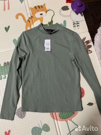 Лонгслив мятный