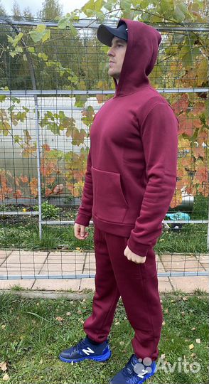 Спортивный костюм теплый мужской на флисе