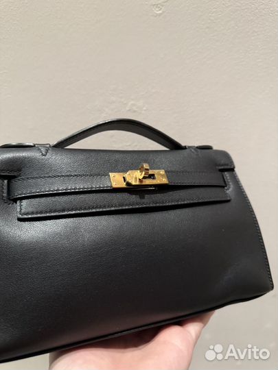 Hermes kelly pochette сумка