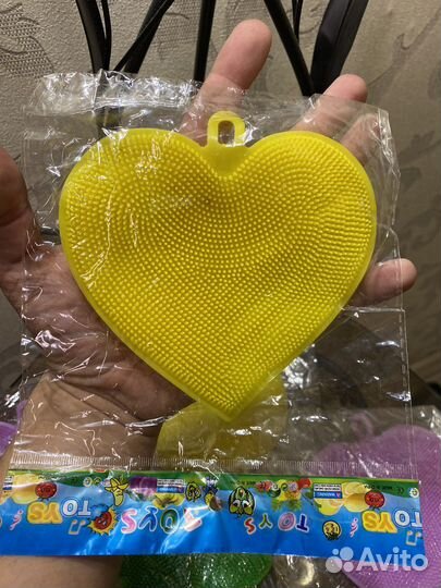 Губка силиконовая для мытья посуды