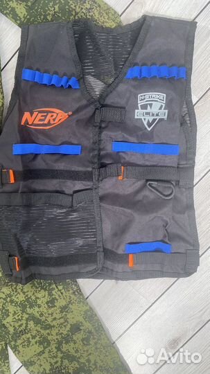 Военная форма на рост 134+жилет Nerf