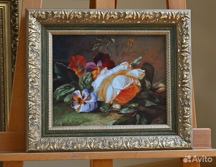 Картина маслом на холсте в раме