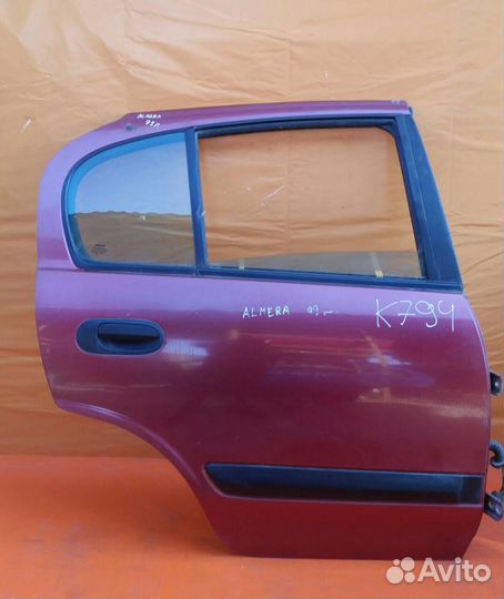 Дверь задняя правая Nissan Almera N16E 2000-2006