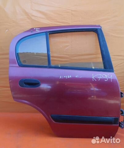 Дверь задняя правая Nissan Almera N16E 2000-2006