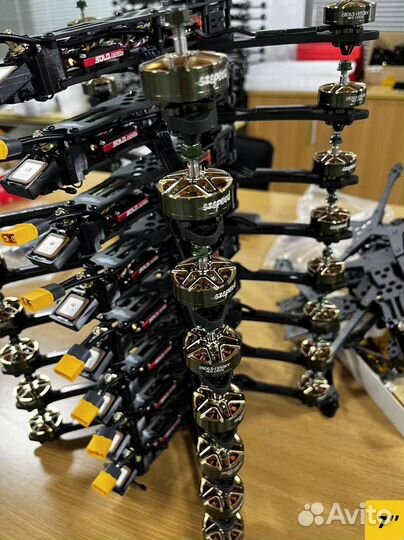Дрoн фпв пиранья 7 и 10 дюймов