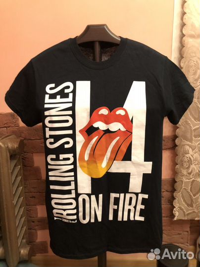 Rolling Stones 14 On Fire футболка оригинал