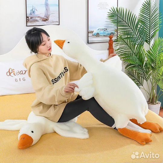 Мягкая игрушка гусь обнимусь все размеры