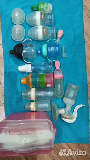 Молокоотсос pigeon, бутылочки разные