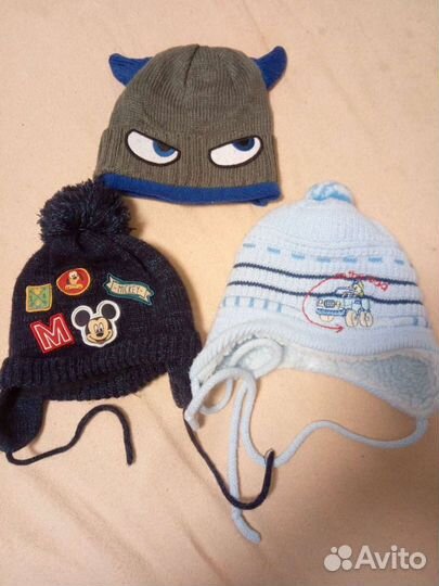 Шапки 0-6 мес