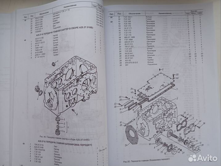 Каталог трактора Т 25
