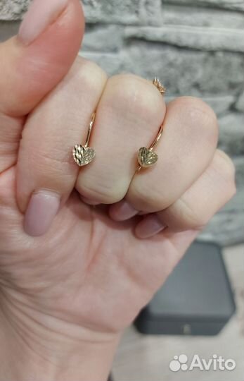 Золотые серьги детские