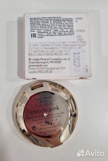 Румяна Jane Iredale pure pressed blush