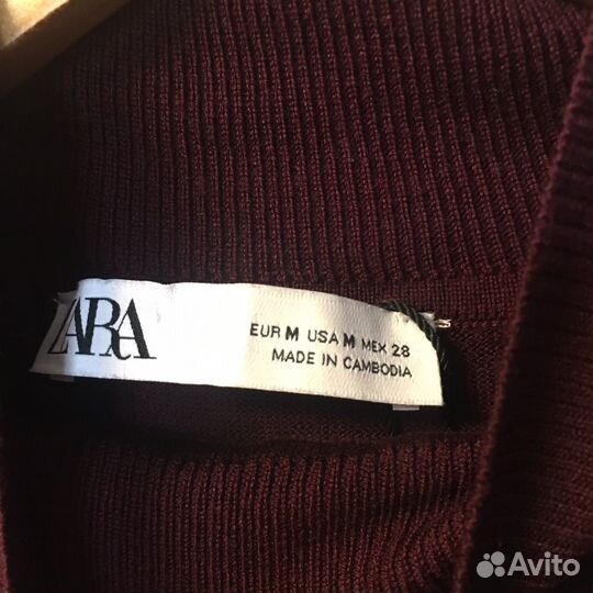 Р.М водолазка Zara акрил вискоза