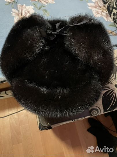 Норковая шапка мужская