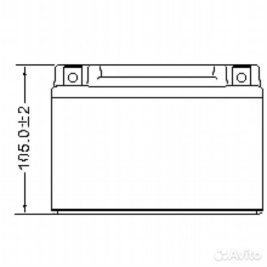 Аккумулятор WBR MT 12-9 (YTX9-BS) для мотоциклов