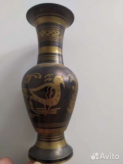 Ваза металлическая ручная работа старинные