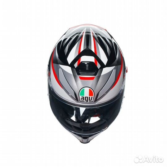 Шлем AGV K-5 S multi plasma white/black/RED