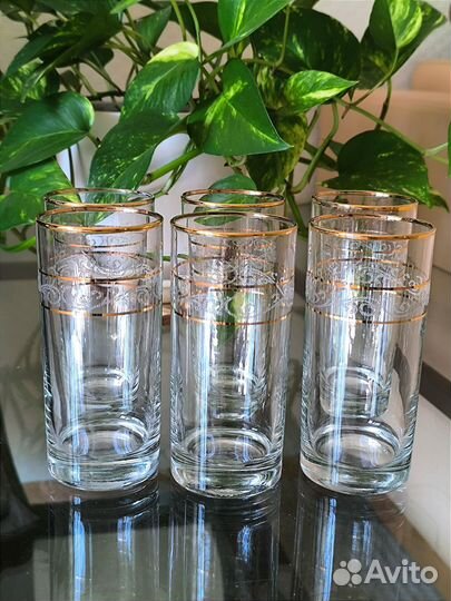 Стаканы, фужеры, рюмки