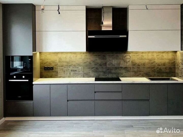 Современная кухня на заказ мдф фасады