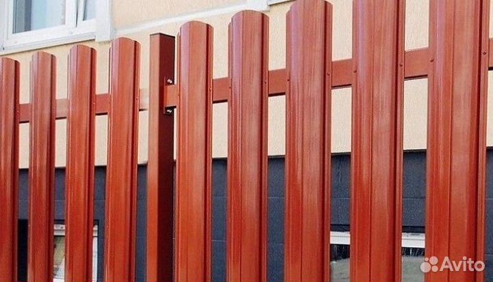 Шахматный штакетник