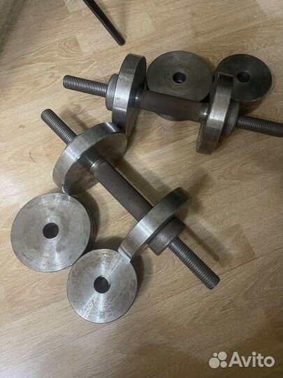 Гантели разборные железные