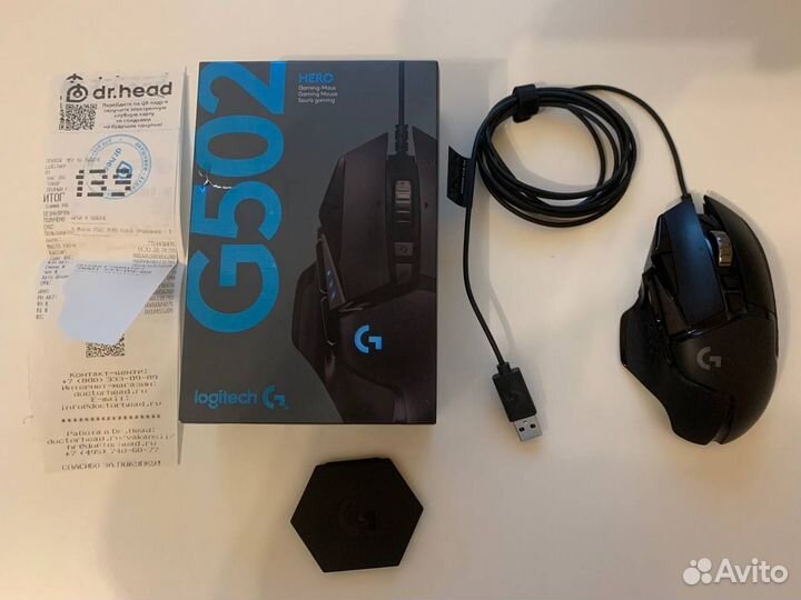 Проводная мышка Logitech G502 Black Hero