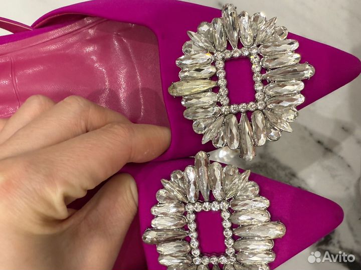 Туфли слингбэки zara 37