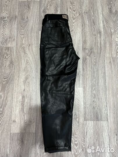 Брюки кожаные