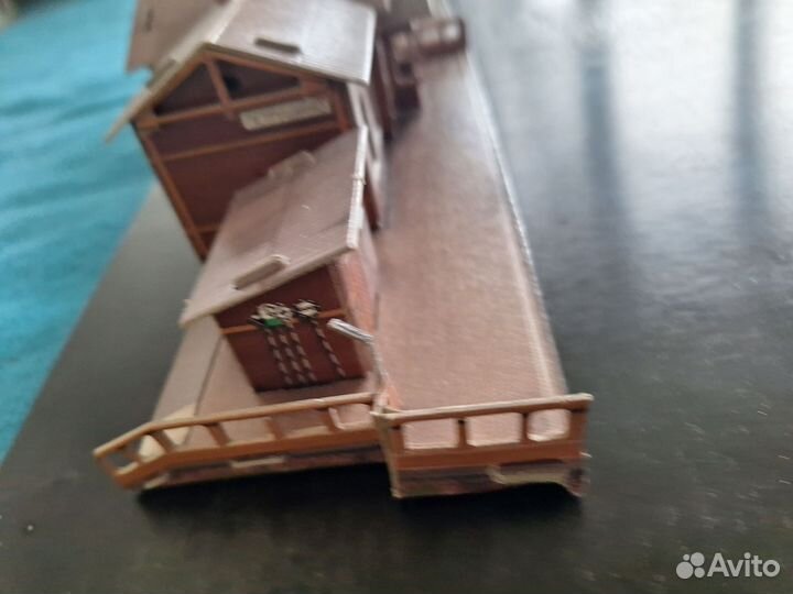 Модель железной дороги полустанок 1/87