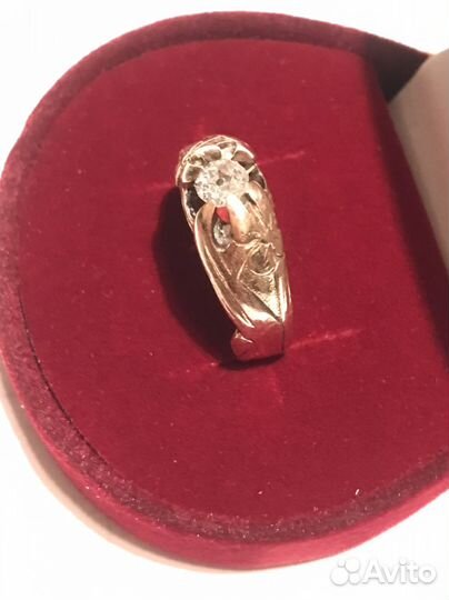 Старинное золотое кольцо