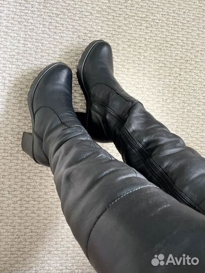 Зимние сапоги из натуральной кожи 37 р-р
