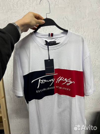 Футболка Tommy Hilfiger белая мужская