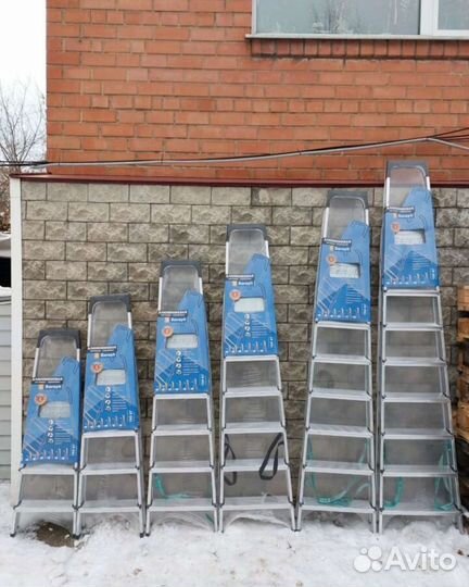 Лестница алюминиевая двухсекционная Sarayli в лнр