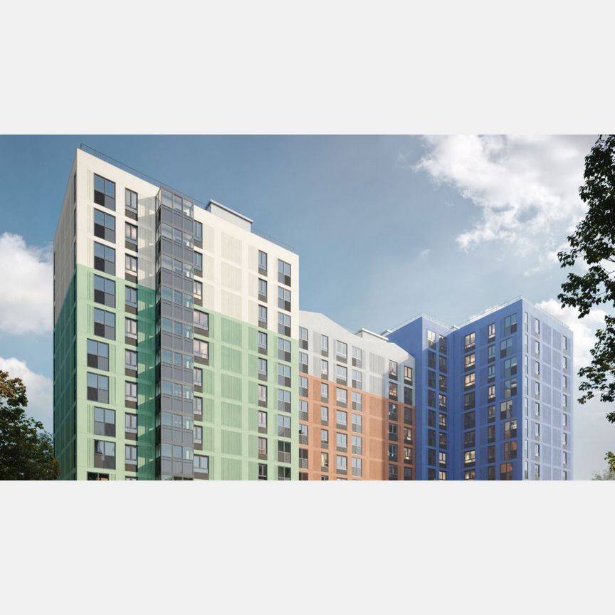 2-к. квартира, 57,6 м², 6/11 эт.