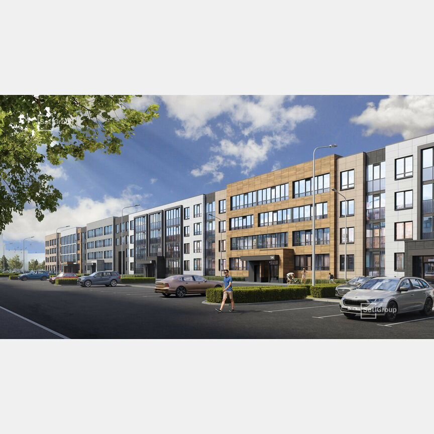 1-к. квартира, 36,1 м², 3/4 эт.