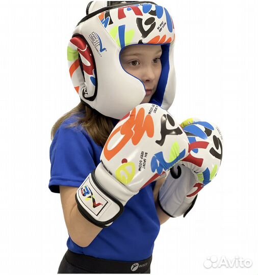 Детские боксерские перчатки BN fight fancy 6 oz