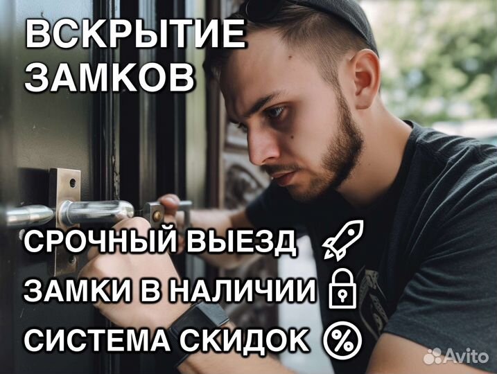 Вскрытие замков срочный выезд