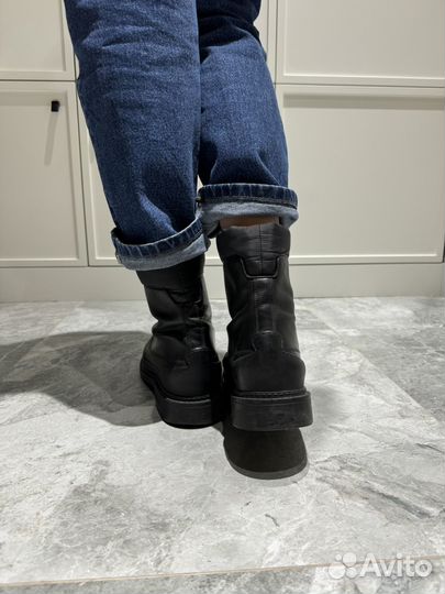 Ботинки зимние кожа+мех 39р