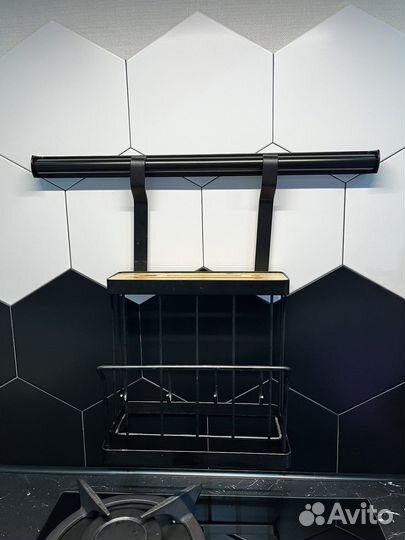 Навесные полочки для кухни лофт