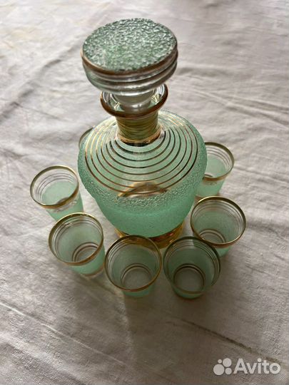 Графин и 8 рюмок СССР